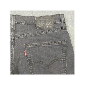 Levi's Jeans Men's 36x32 Fits 35x31 Black 511 Slim Fit Tapered Leg